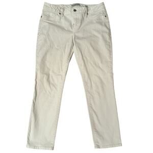 Lucky Brand White Capri Jeans, Size 8/29
